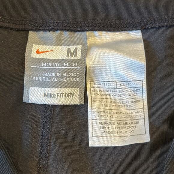 Bundle of 2 Nike Women's Mid Rise Straight Leg Leggings Capris Black Size M - Picture 13 of 14